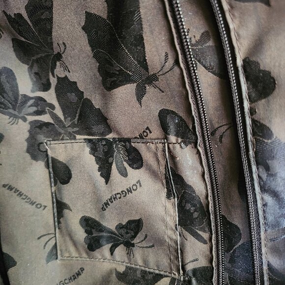 Longchamp Black Crocodile leather vintage Roseau Tote - Picture 5 of 6